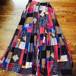 Patchwork Maxi skirt
